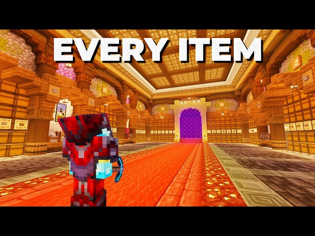 I Built The Ultimate Storage Room in Hardcore Minecraft