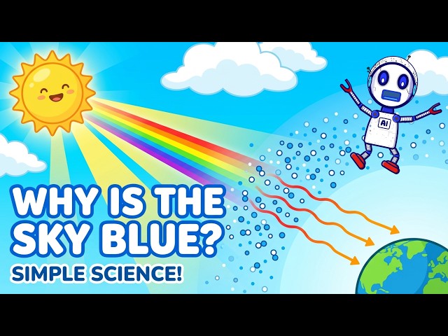 Why Is The Sky Blue? ☁️🔵 | Amazing Science Facts for Kids