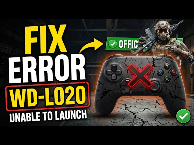 WARDOGS - Fix Error Code WD-L020 Unable To Launch (OFFICIAL METHOD)