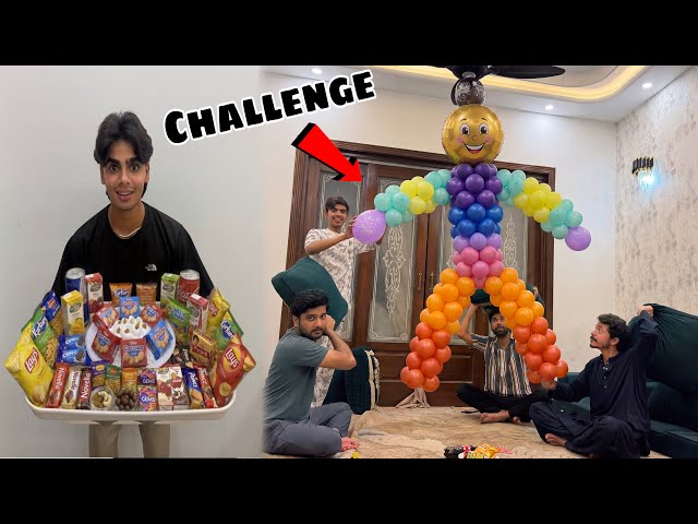 We Made a Balloon Man and Challenged 🔥Our Friends! 😂