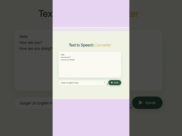 Day 11: How to Build a Text to Speech Converter | #javascript #coding #programming #tech