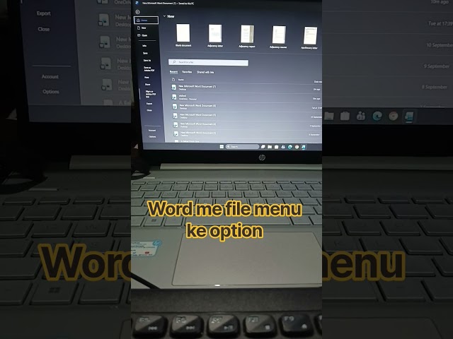 💯word me file menu ke option 👍👍#trendingshorts #viralvideo #viralshorts