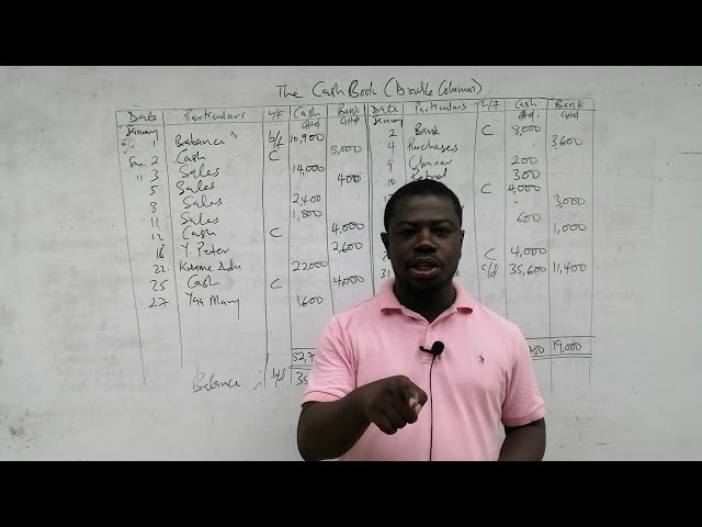 THE DOUBLE COLUMN CASHBOOK