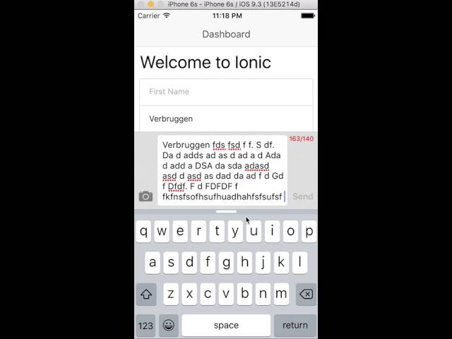 NativeKeyboard-Editor-Autogrow
