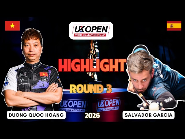 LAST 128 |🇻🇳 Duong Quoc Hoang vs Salvador Garcia | HIGHLIGHTS | UK Open Pool Championship 2026 (WNT)