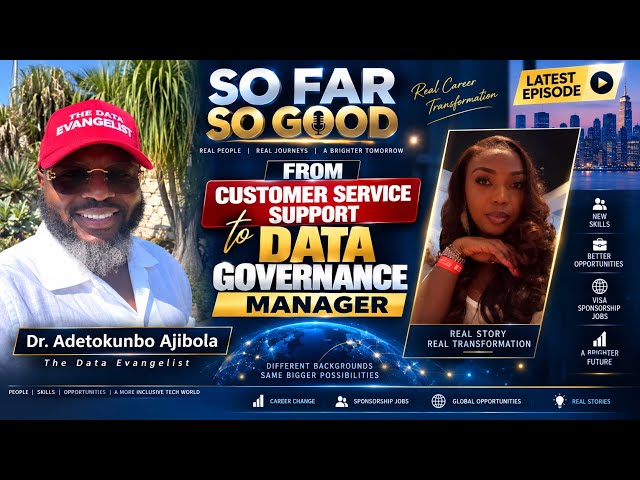From Customer Service Support to Data Governance Manager | Landed a Sponsorship Visa Job