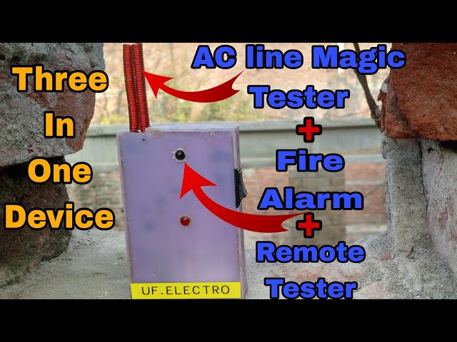 DIY 3 in 1 Device(Magic Tester+Fire Sensor+Remote tester)|You must have this device in your tools..