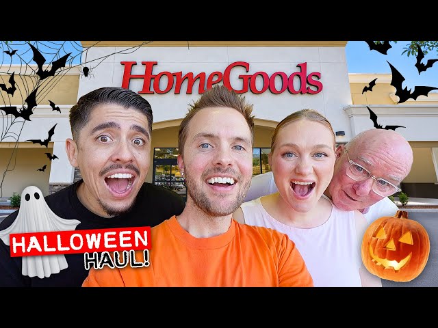 Buying EVERYTHING at HOMEGOODS for Halloween!!!