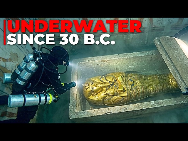Cleopatra’s 4,265-Foot Flooded Tunnel In Taposiris Magna -  NEVER BEFORE SEEN Structures
