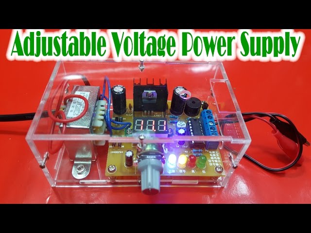 How to Assembling LM317 Adjustable Voltage Power Supply KIT DIY