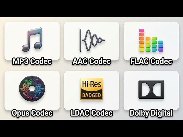 Every Audio Codec Explained in 12 Minutes
