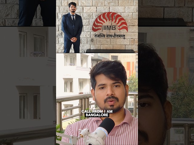 My journey from NIT Jamshedpur to IIMBangalore #ai #motivation #iimb #nitjamshedpur   #iimbanglore