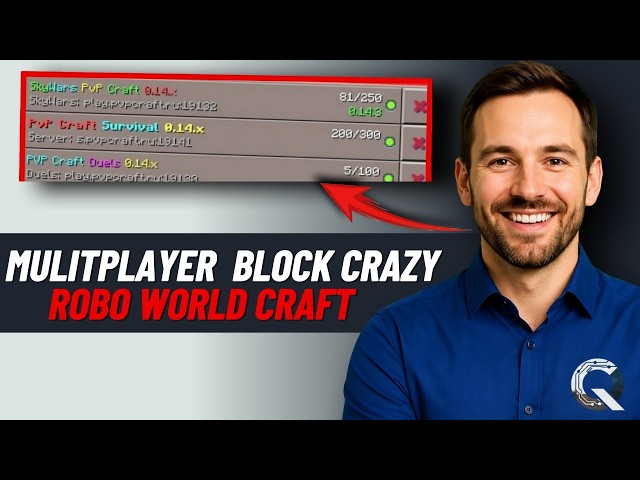 How to Play Block Crazy Robo World Craft With Friends
