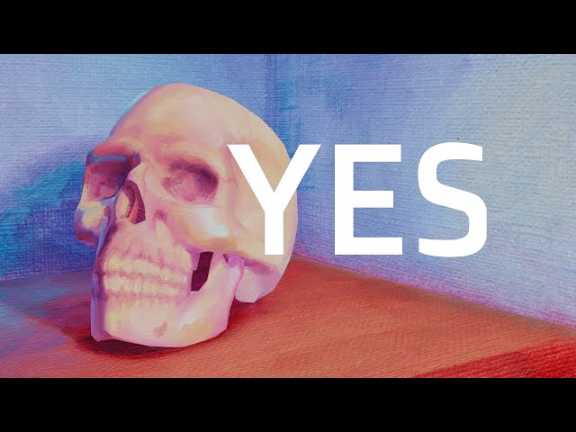 Can I texture 3D objects with oil paint?