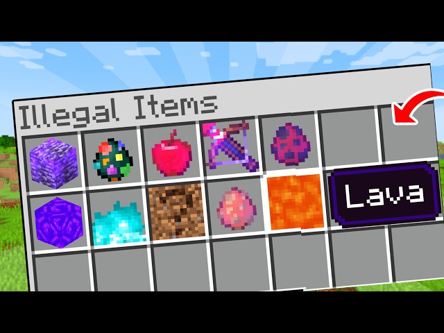 I Collected Every ILLEGAL ITEM In Minecraft! (Bedrock Edition)