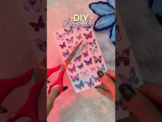 Diy bookmark idea 💕 #shorts