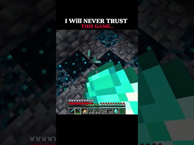 I will never trust this game💔🥀 #minecraft #shorts #gaming #scary #minecraftyoutube