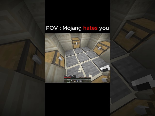 Why Mojang🤔?? #shorts #minecraft #reelschallenge
