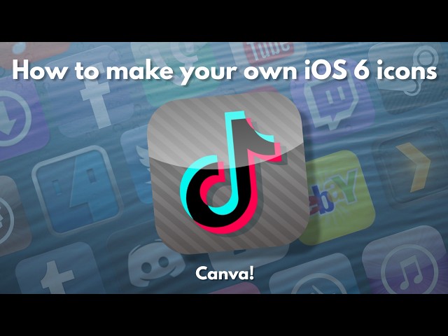 How to make your own iOS 6 icon! (Canva)
