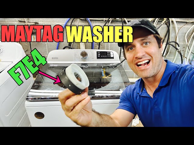 Maytag Washer Won’t Start a Cycle | Throws F7E4 Code and Goes Straight to Done