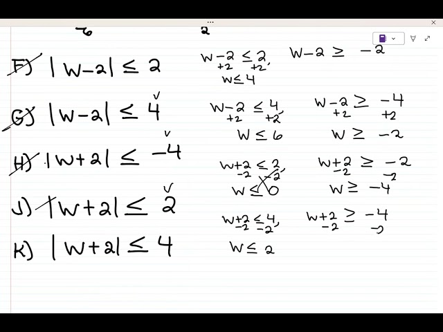 ACT Math Algebra: Graphing Inequalities