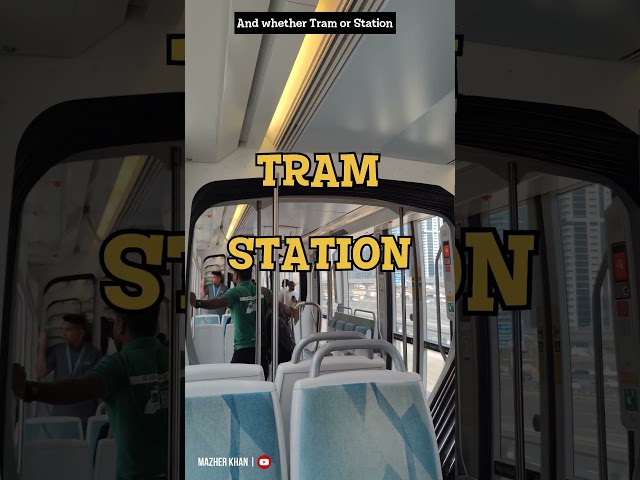 DUBAI TRAM - Watch this before going to Dubai #shorts #subscribe
