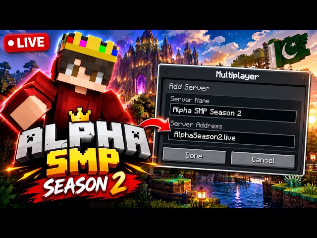 🔴| Join Public SMP CLock MC | Alpha Boyz
