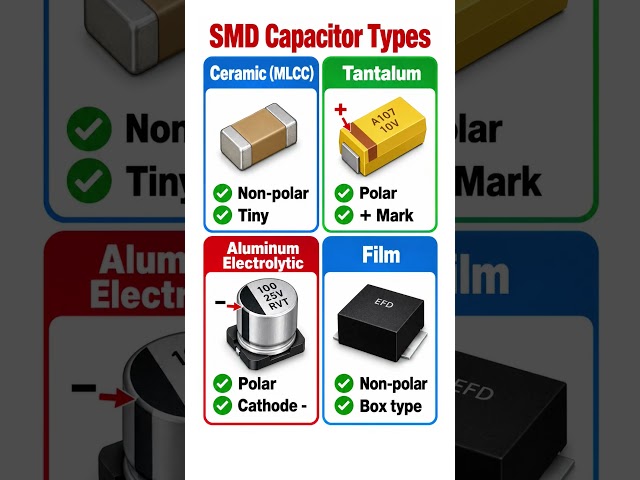 SMD capacitors