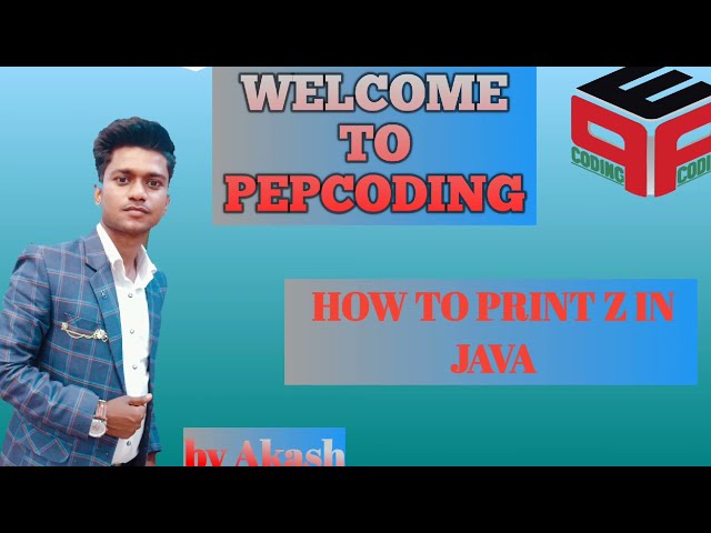 how to print z in java