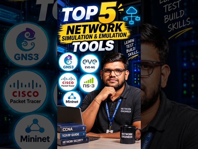 Top Network Simulation and Emulation Tools #ccna200301 #ccnamalayalam #jumphost #ciscoccna