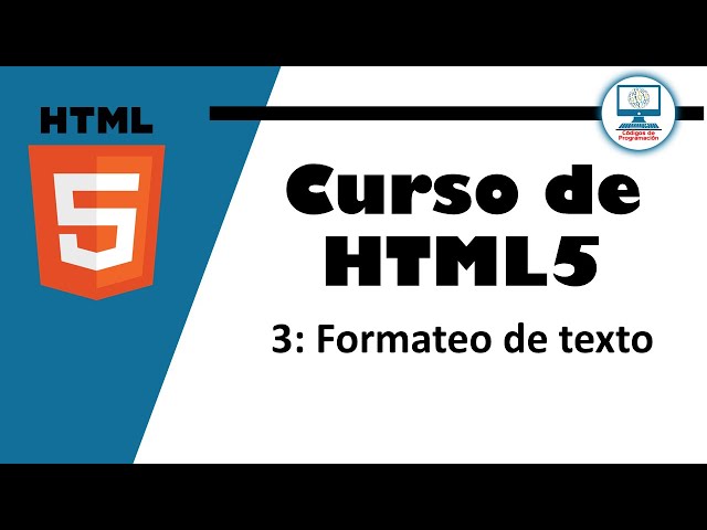 HTML5 Course - 3: Text Formatting