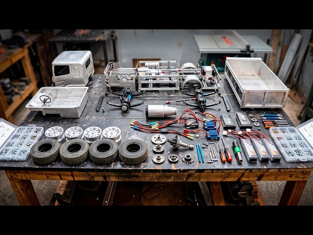 MAN BUILDS a Giant ALL-ALUMINUM RC TRUCK from Scratch | Start toFinish by @rinianita1860