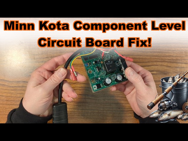 Minn Kota Trolling Motor Repair: Component Level Circuit Board Fix!