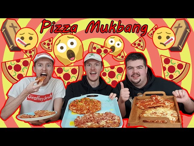 PIZZA MUKBANG CHALLENGE!!!!! - 4897 Calories