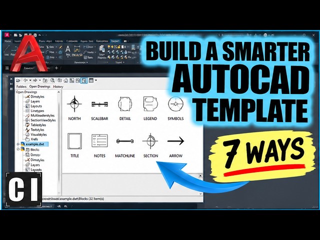 7 Ways to Automate Your AutoCAD Template