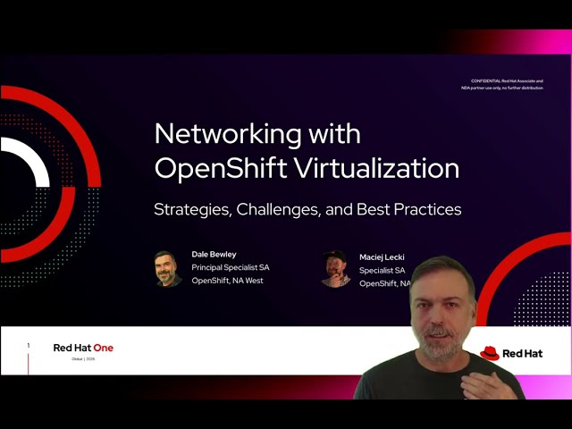 OpenShift Virtualization Networking - Red Hat One 2026