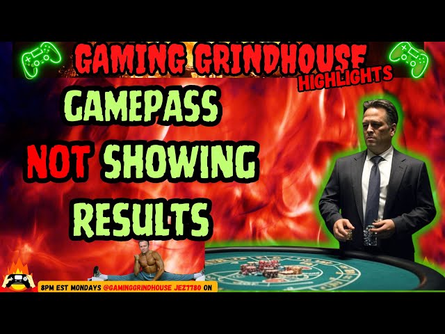 GGH: Gamepass Didn't Do What Xbox Wanted, Grindhouse 5 yrs Ago & NEW GGR "PLAY TOGETHER" Jam