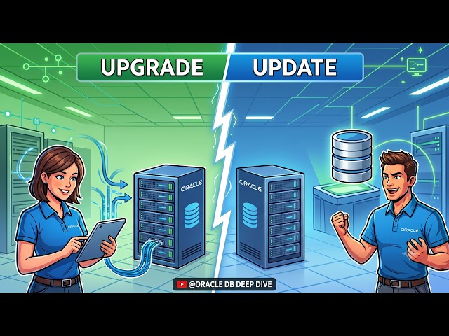 UPGRADE vs UPDATE  in oracle database | Diffrence between UPGRADE and UPDATE in oracle database