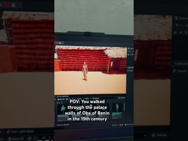 Does this look like the original Palace wall? #UE5 #gamedev #culturalheritage