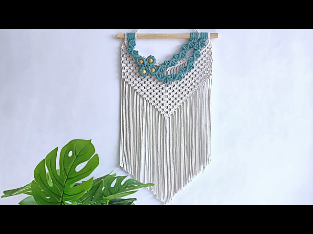 DIY Macrame Floral Wall Hanging | Macrame Tutorial