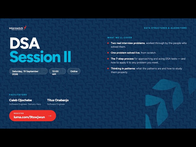DSA and System Design for Interviews | Arrays, Linked Lists, Big O and Thinking in Systems