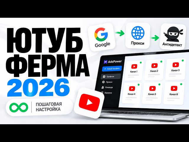 YouTube FARM from scratch: antidetect, proxies, and Google accounts