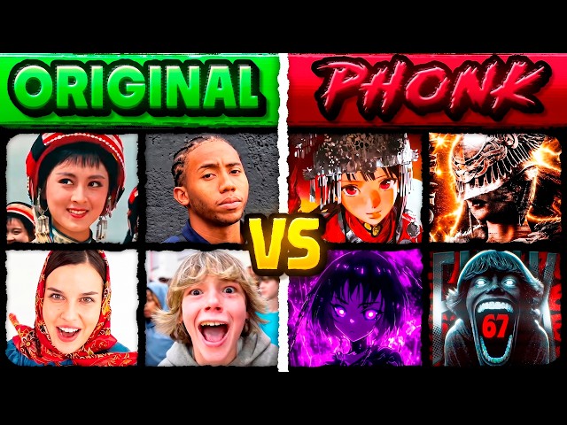 ORIGINAL vs PHONK/FUNK VERSION