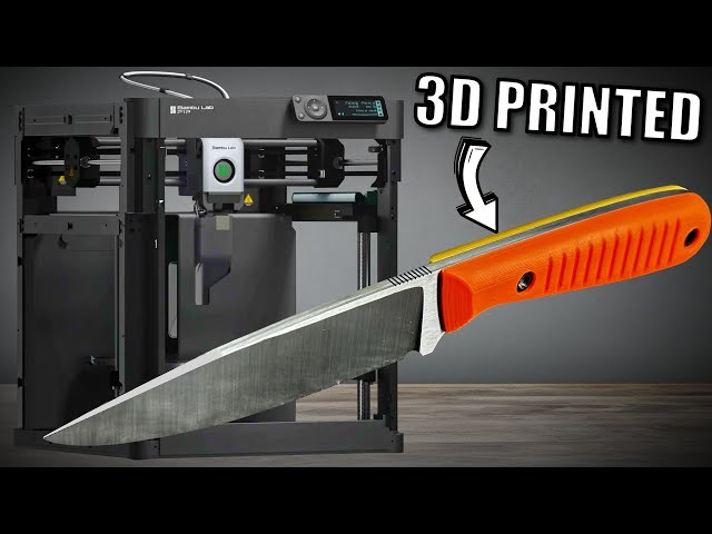 Are 3D Printers Good For Knife Making? | Bambu P1P
