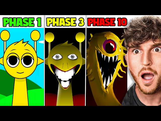 Unlocking EVERY PHASE in Sprunki.. (1-10)
