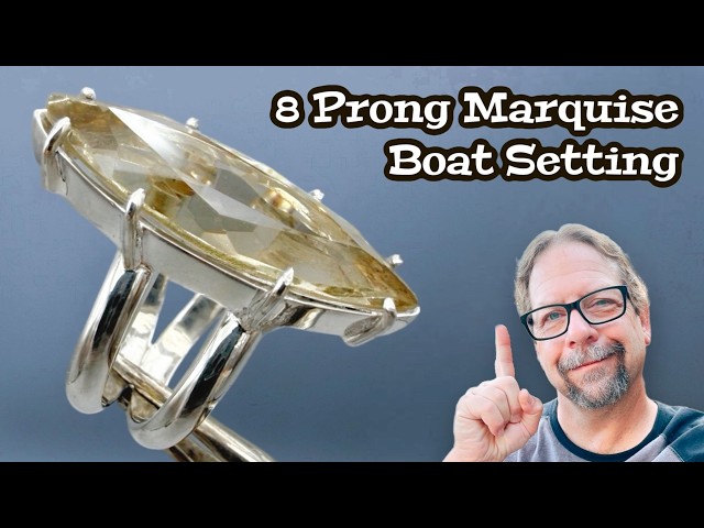 Making an 8 Prong Marquise Setting