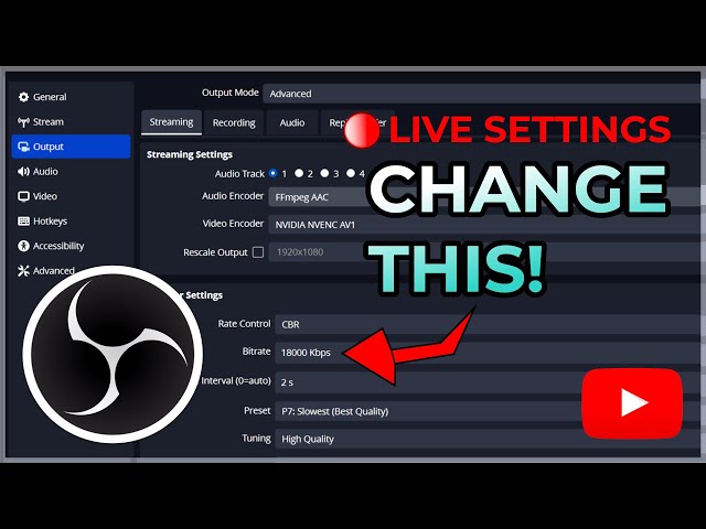 OBS Studio - BEST Streaming Settings for YouTube 2025!