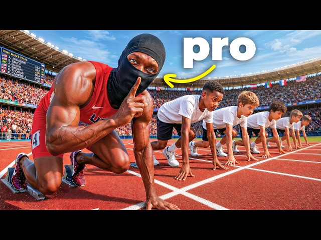 I Snuck A Olympian Into A High School Track Meet