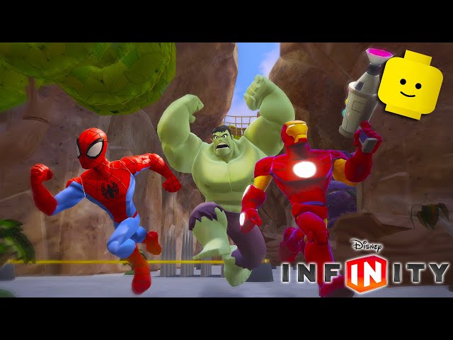 IRON MAN VS HULKBUSTER VS BLACK PANTHER - Marvel Superheroes Battles Game Videos - Disney Infinity