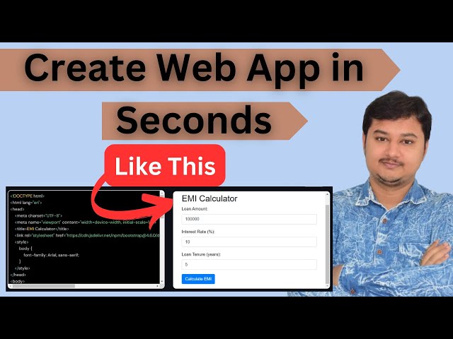 Create Web App in Seconds using Coding || TECHGURU AMIT #coding #webapplications #webapp
